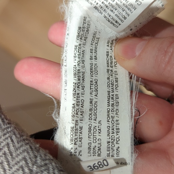 Mango Suit Jacket / Blazer Grey - Picture 8 of 8